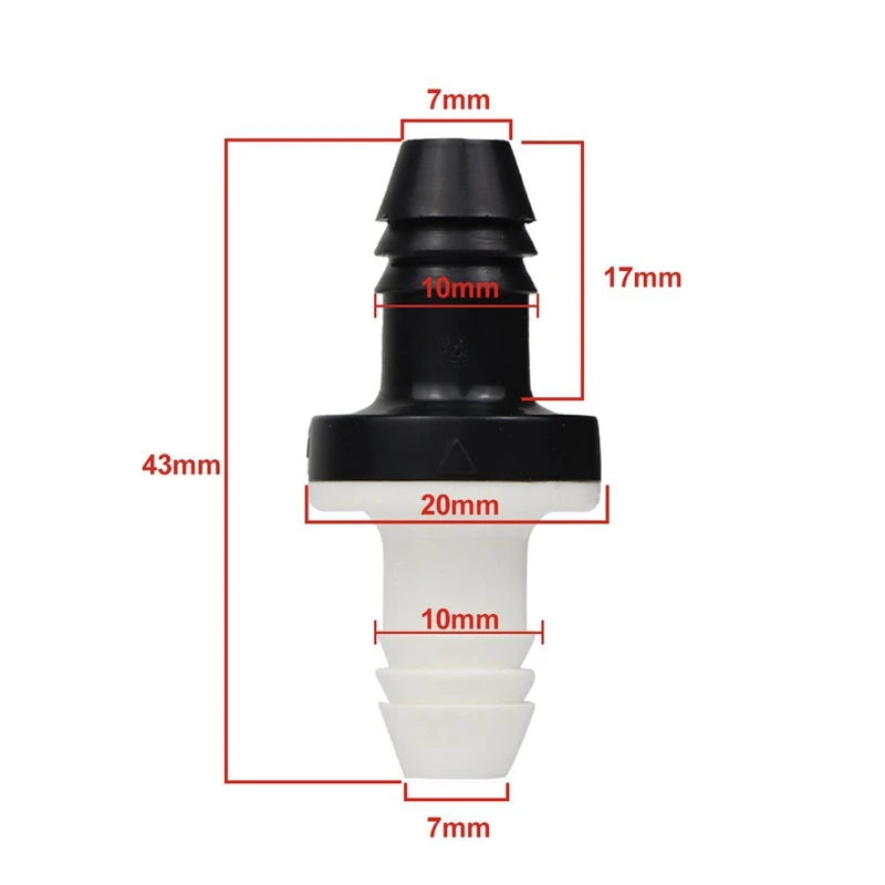 Промо-акция! 2 шт 3/8 дюйма 10 мм Inline Abs односторонний обратный клапан для топливного газа Жидкого Воздуха