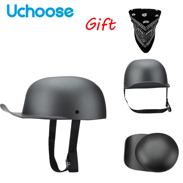2021 Baseball Cap Helmet Motorcycle Vintage Retro Helmets Summer Open Face Scooter Cruiser Chopper Gangster DS Men Women Kid 2b