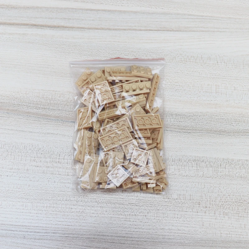 100 шт. строительные блоки короткие 8 разных размеров тонкие детские игрушки