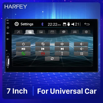 

Harfey 7" MP5 Player Auto Radio 2 din Universal Bluetooth Touch Screen Car Multimedia Player Video Backup Camera