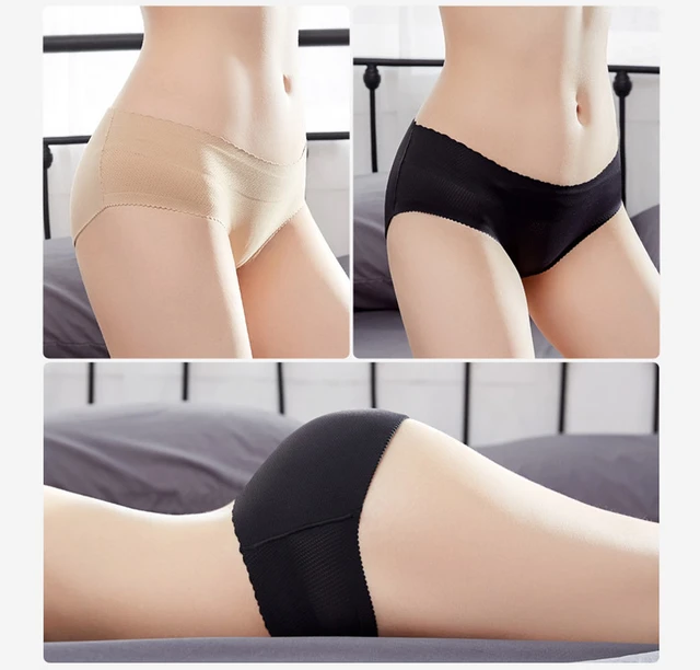 Padded Women Shaper Panties Butt Lingerie Underwear Seamless Butt