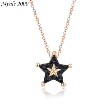 

2020 New Five-Pointed Star Pendant Necklace Clavicle Pendant Simple Short Women