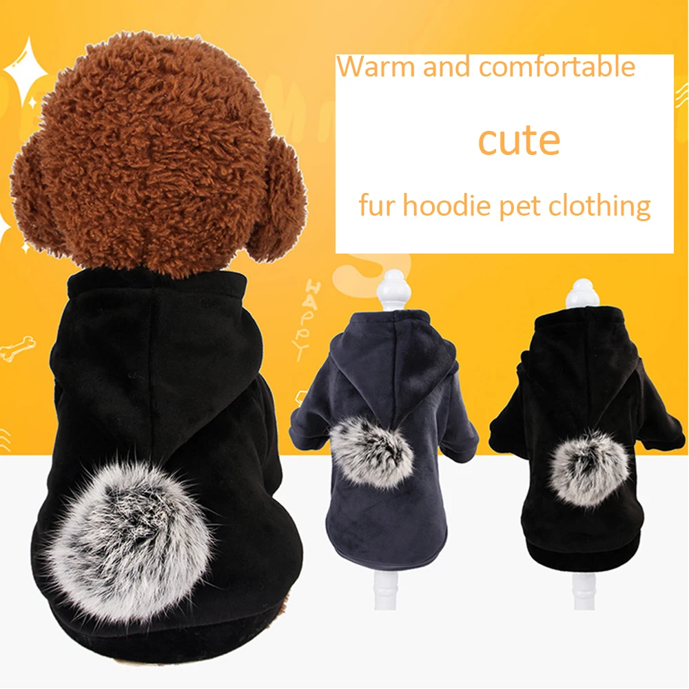 

Winter Warm Pet Dog Clothes Soft Cotton Four-legs Hoodies Outfit For Small Dogs Chihuahua Pug Sweater Clothing Puppy Coat 20
