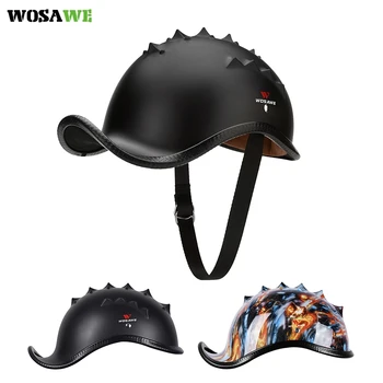 

WOSAWE Men Women Cycling Helmet Open Face Half Helmet MTB Safely Cap Waterproof Racing Off Road Helmet Casco Ciclismo