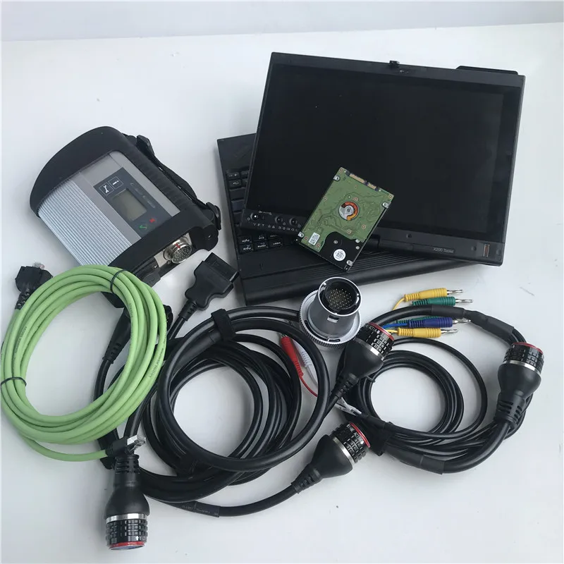 

MB STAR C4 Multiplexer for MB SD Connect C4 Xentry-Das-Wis-Epc For MB Car Truck Diagnostic Scanner Tool +X220t laptop Ready Work