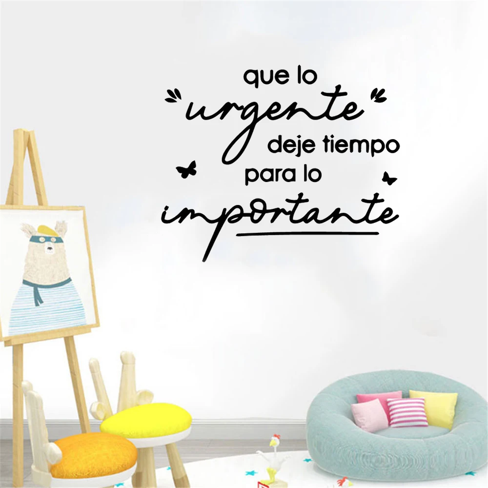 

Испанская вдохновляющая наклейка позитивная фраза цитаты виниловая наклейка на стену испанское домашнее украшение фрески Life Dreams наклейки ov340