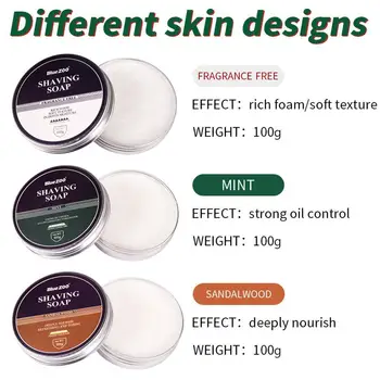 

Mens Shaving Soap Natural Vegan Plant Ingredients Beard Sheep Soap Shaving Shaving Soap Cream 100g Care Foam T3T9