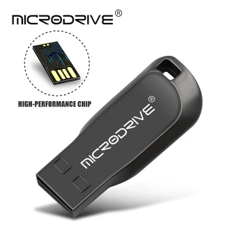 

USB flash drive 128GB 64GB 32GB 16GB pen drive pendrive waterproof metal silver u disk memoria cel usb stick gift