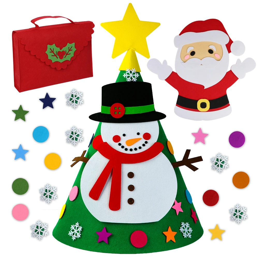 Теплый рождественский дверной баннер, висящий на крыльце, Рождественский баннер из мешковины, рождественские украшения для дома, рождественские украшения - Цвет: 1Pcs Cone Tree