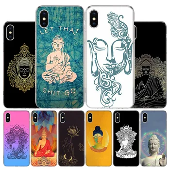 

India Buddha Phone Case For Apple Iphone 11 Pro X XR XS Max 7 8 6 6S Plus 5 SE 7G 6G + Art Cover Coque Capa Shell