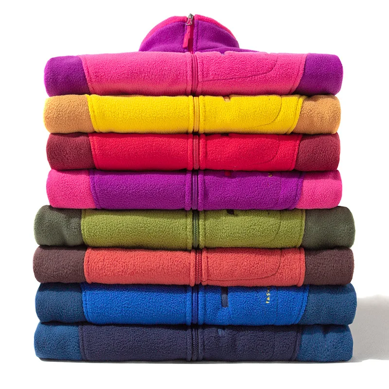 

Outdoor Fleece Men's Autumn And Winter Cardigan Polar Fleece Jacket Women's Breathable Windproof Raincoat Jacket Inner Wearing T