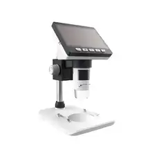 GTBL 4,3 дюймов портативный электронный микроскоп 50X1080 P 1000X с высокой яркостью 8 светодиодов камера для настольного ЖК пайки 10 Лэнг