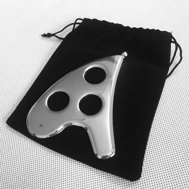 

Medical Stainless Steel Gua Sha Massage Soft Tissue Mobilization Tool for Back Facial Leg Arm Shoulder and Whole Body Acupoints