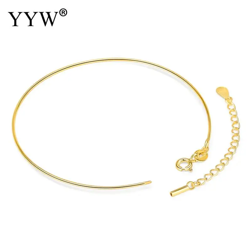 925 пробы, серебряный браслет для женщин, Стерлинговое Серебро, застежка-лобстер, покрытая, модные ювелирные изделия, унисекс, 0,9 мм, 8,3 дюйма, продается Pc