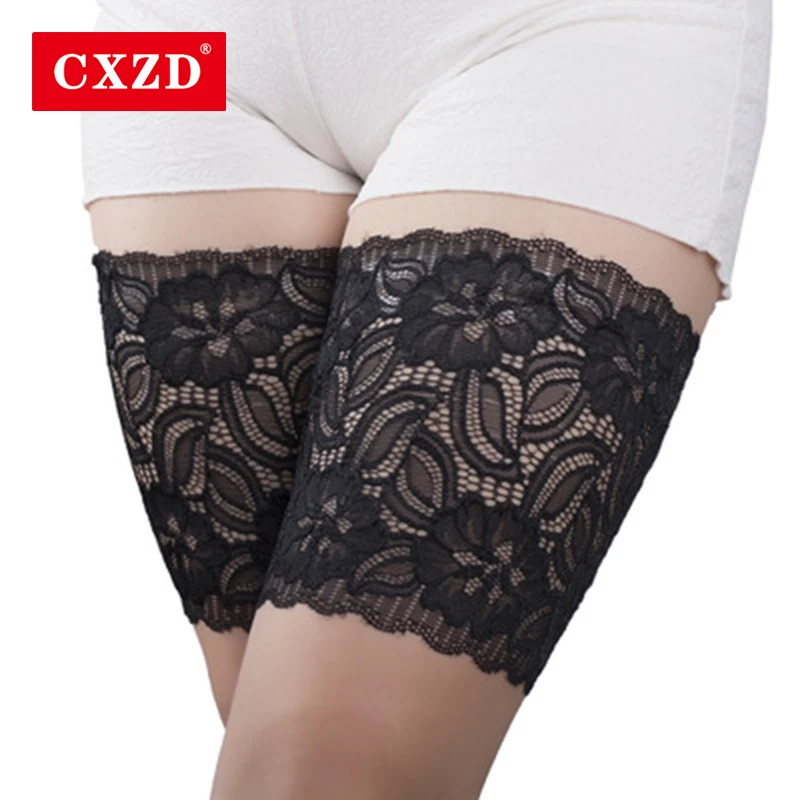CXZO летние женские сексуальные кружевные теплые ноги пара бедер с дамскими нескользящими носками
