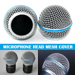 2 шт микрофон Гриль микрофон шаровая Головка сетка Замена ветрозащитный экран на микрофон сетка XR-Hot