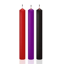 3pcs/pack Wax Candles BDSM Bondage Bed Sex Toys Pain and Happy No Hurt No Burn Sensual Hot Wax Low Temperature Candle
