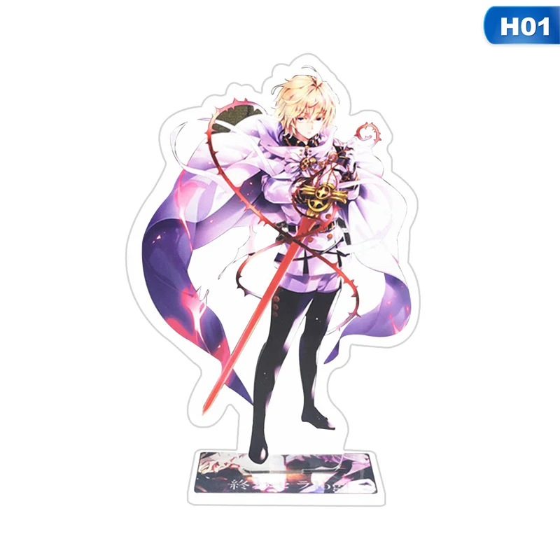 Серафим конца Owari No Seraph Yuichiro Hyakuya Mikaela фигурка на акриловой подставке стол Декор Коллекция Модель