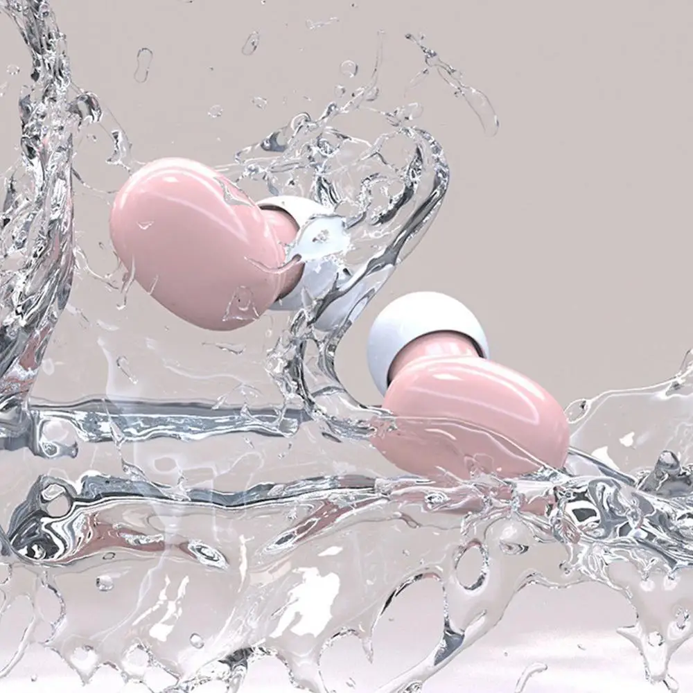 TWS Bluetooth Kid Earphone touch control Stereo Wireless Cartoon Earbuds Animal shape pig mouse cute earphone for girl