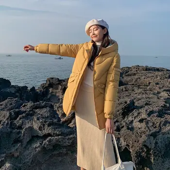 

Womens Hooded Down Coat Thicken Jacket Winter Warm Puffer Parka Outwear Overcoat