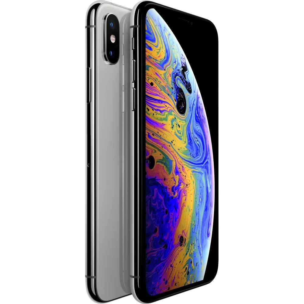 Смартфон Apple iPhone XS MT9F2RU/A 64Gb серебристый 3G 4G 1Sim 5.8" OLED 1125x2436 iOS 12 12Mpix WiF