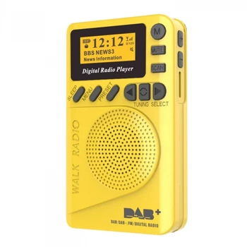 

Mini Pocket DAB Digital Radio MP3 Player FM AM Portable Digital Tuning Radio Receiver Demodulator with LED Display