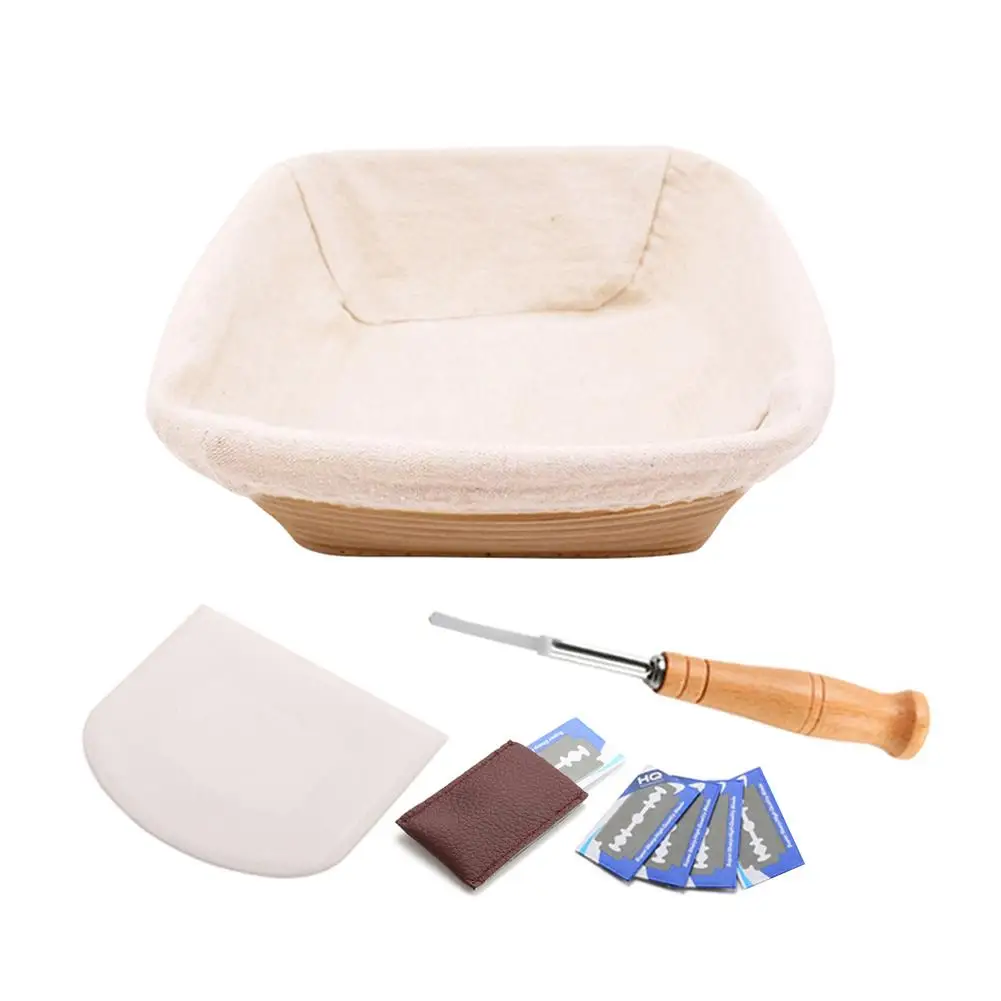 Various Shapes Fermentation Rattan Basket Country Bread Baguette Dough Banneton Brotform Proofing Proving Baskets