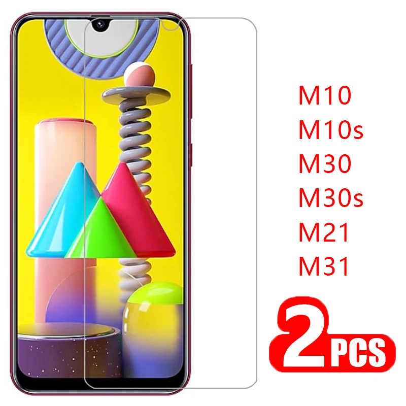Чехол для samsung galaxy m21 m31 m10s m30s m10 m30 защитное закаленное стекло экрана m 21 31 10 30 s 10s
