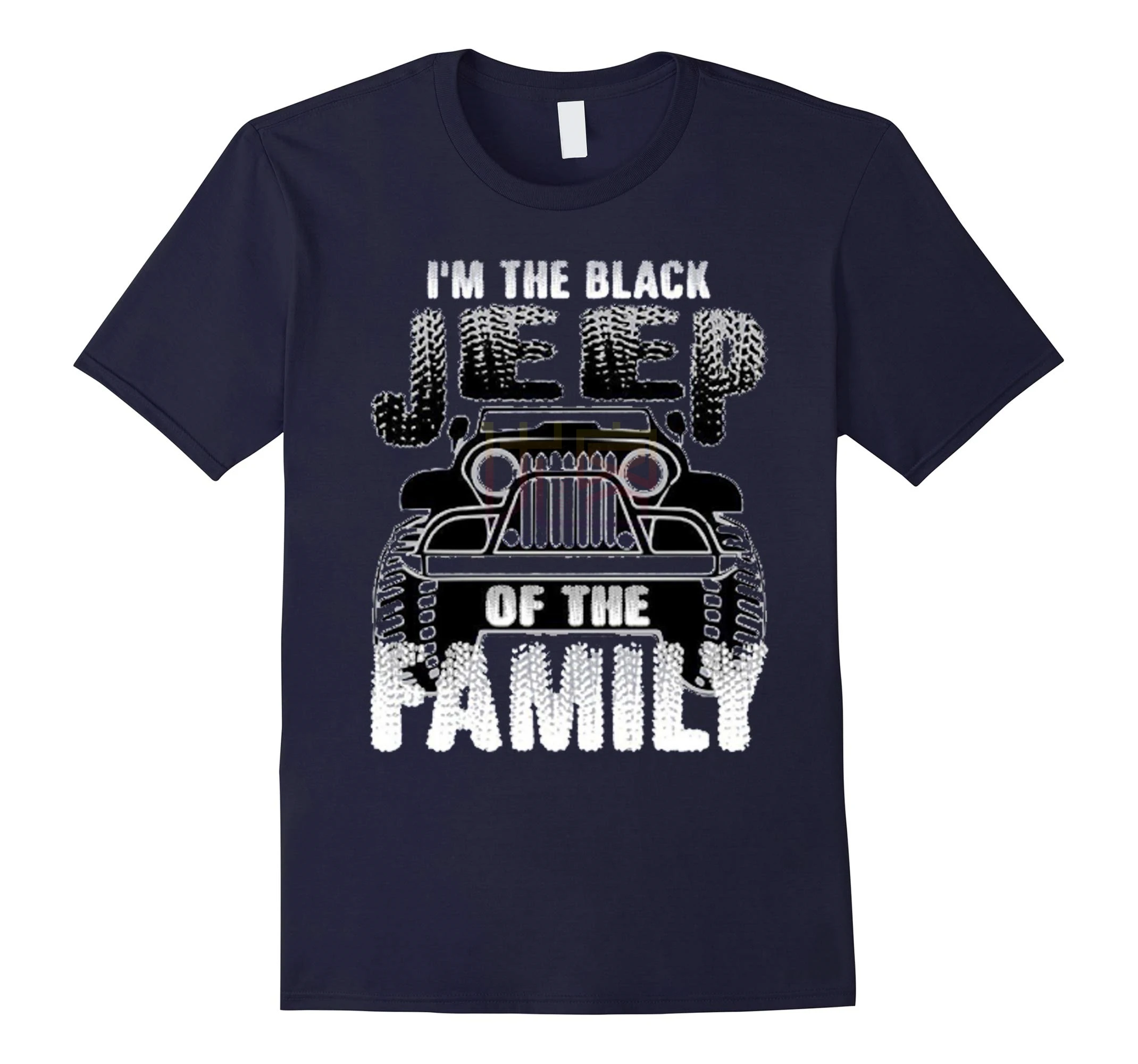 Мужская футболка I'm The Black Jeep Of The family, футболка с джипом