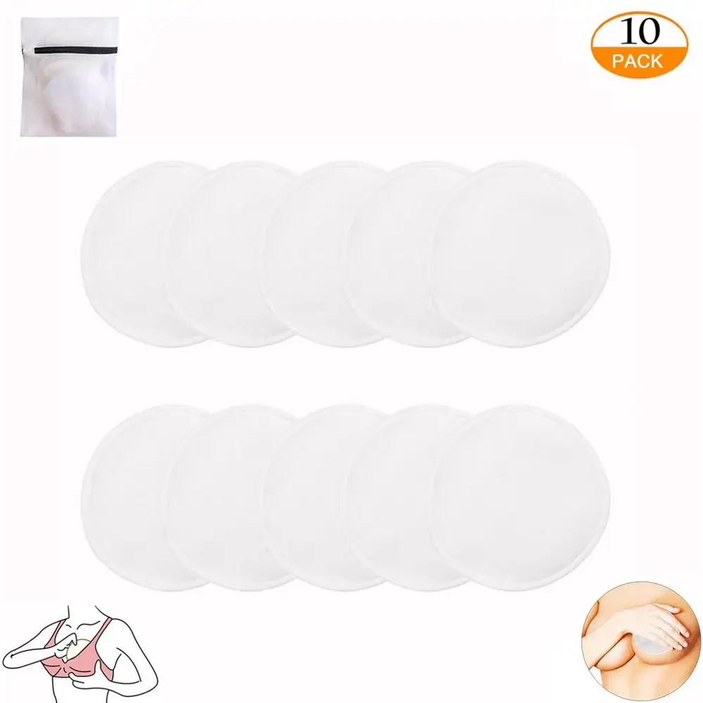 10 шт. мягкие абсорбирующие подушечки для грудного вскармливания беременных с