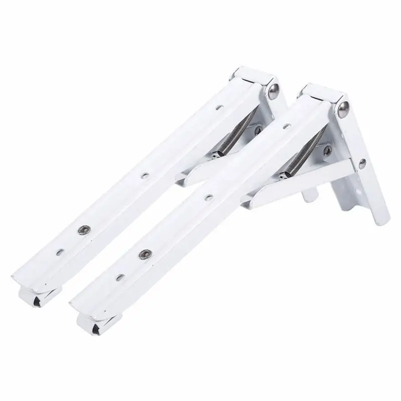 

2pcs/set Folding Triangle-Angle Bracket Wall Mounted Shelf Bracket Folding Bracket Multi-functional Folding Shelf Bracket