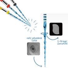 6 pics термоактивированный стоматологический ресипрок гибкий синий Endo один файл для зубьев, почищающие стоматологические инструменты