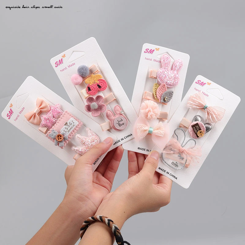 

Hair Accessories Hair Clips For Girls For Kids Princess Headwear Girls Birthday Holiday Gift Cute Animal Flower Pink Barrettes