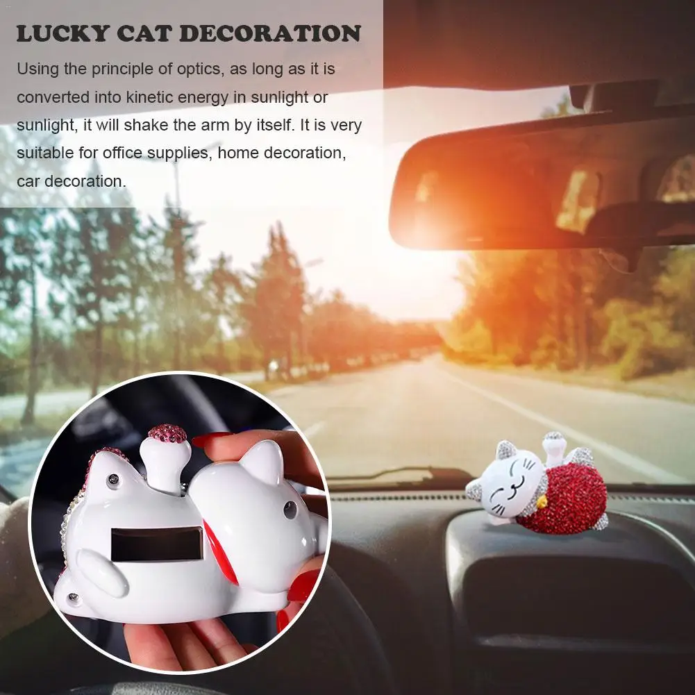 Décoration De Voiture En Cristal Avec Des Strass, Dessin Animé Créatif,  Chat Paresseux Pour Dormir, Tableau De Bord Automatique, Poupée Solaire  Porte-bonheur, Intérieur De Voiture - Ornements - AliExpress