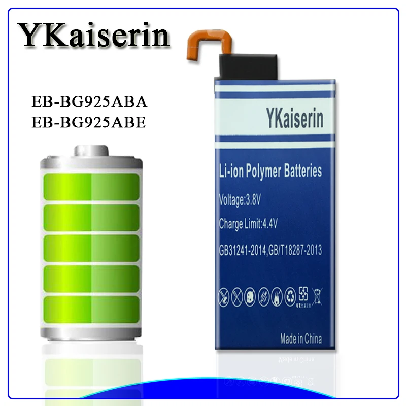 Аккумулятор для Samsung Galaxy S5 S6 S7 S8 S3 S4 Edge G950F G930F G920F G900F G925F G935F I9300 I9500 аккумулятор с