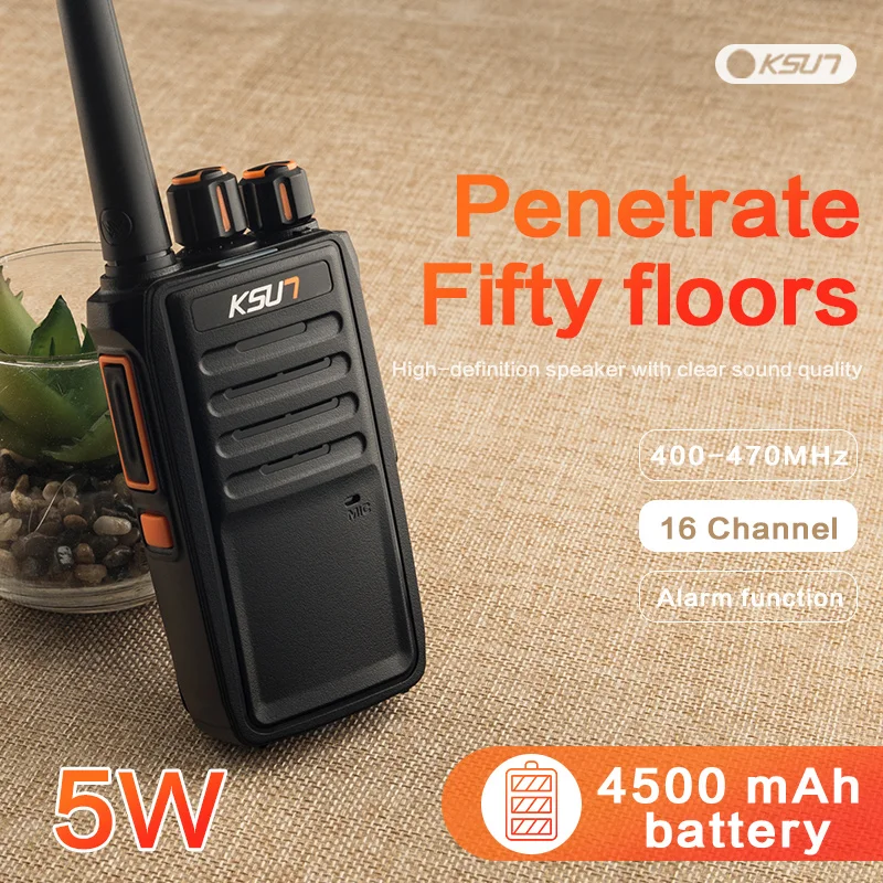 Walkie Talkie Handheld Radio 8W Power UHF Portable Two Way Communicator HF Transceiver Walkie-talkie | Мобильные телефоны и