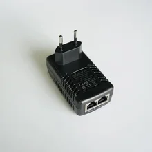 Штепсельная Вилка европейского стандарта, нестандартный адаптер питания POE, вход переменного тока 100-240 В, выход DC24V 1A для видеодомофона DAHUA VTH1550CH VTH5221D VTO2000A