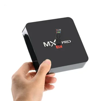 

20PCS/lot MX pro amlogic s905w 2g 16g android 7.1 os 4k smart 3d h,265 tv box