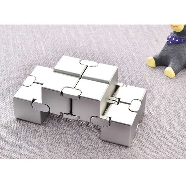 Alloy Infinity Magic Cube Children Adult Decompression Toy Puzzle Toys Relieve Stress Funny Hand Game 2