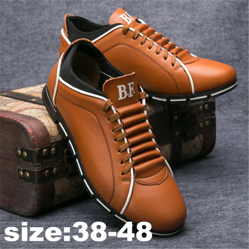 

Shoes Men Leather Sneakers outdoor Running Shoes Non-slip waterproof shoes woman zapatos de hombre sport women man size 38-48