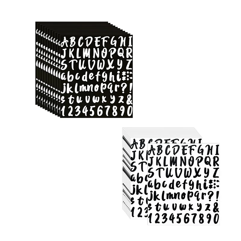 720 шт. самоклеящиеся виниловые наклейки в виде букв алфавита | Дом и сад