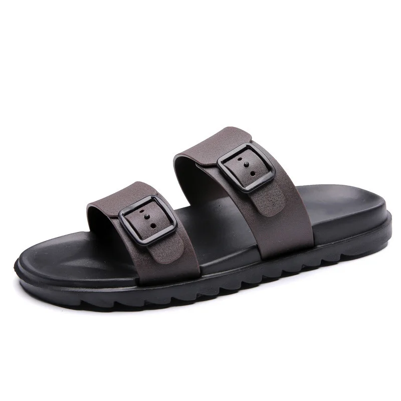 Новинка Летние крутые мужские сандалии Высококачественные мягкие пляжные