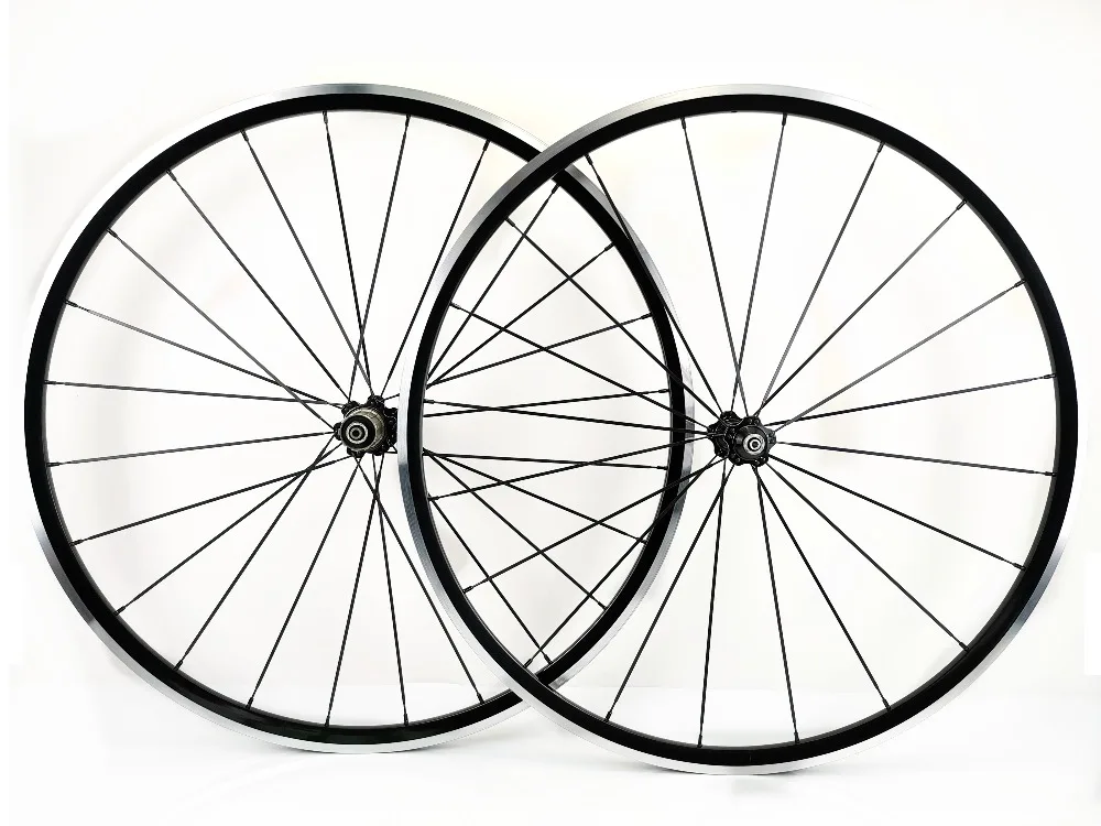 1370g Aluminum Alloy Road Bike Wheels 700C 27x19mm Width Road Bicycle Alloy Wheelset Lightweight Cycling Climbing Wheelset