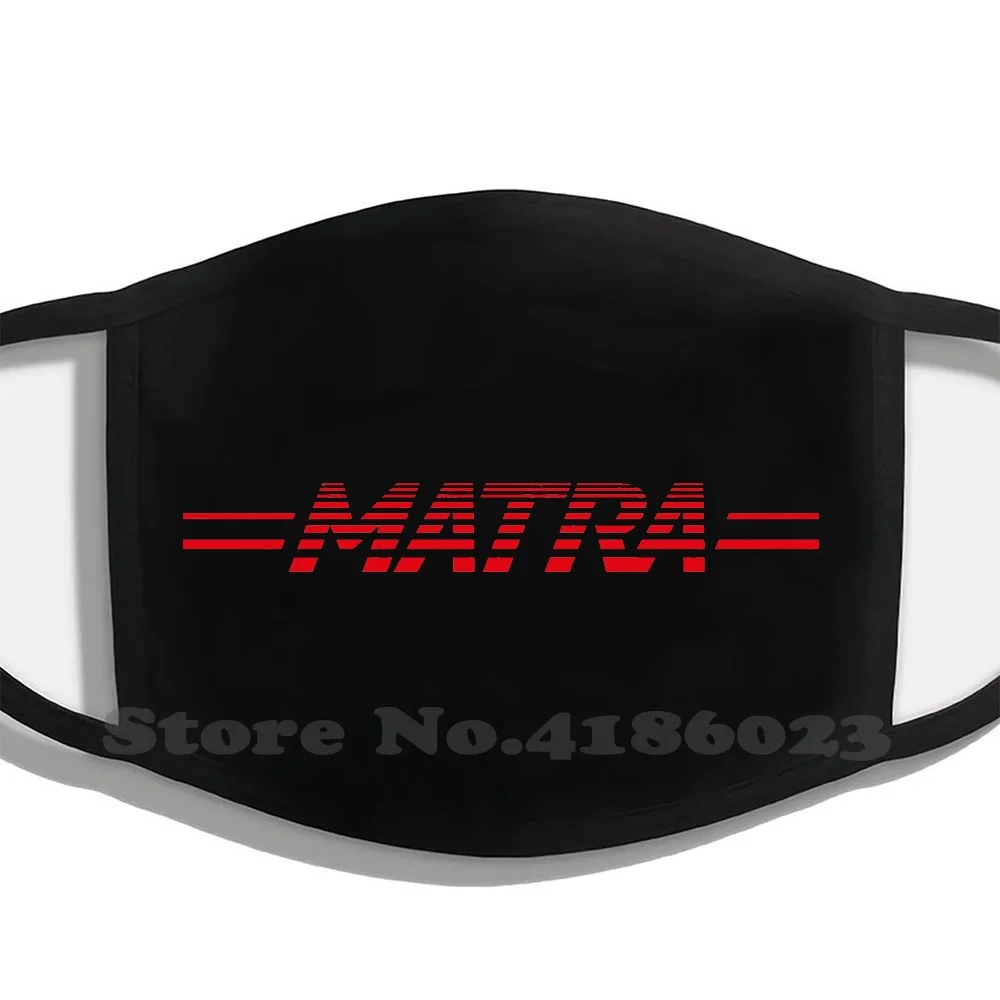 Matra 80S-Style 𧮬kflash' логотип Модная хлопковая маска эспас ранчо горные Renault Talbot