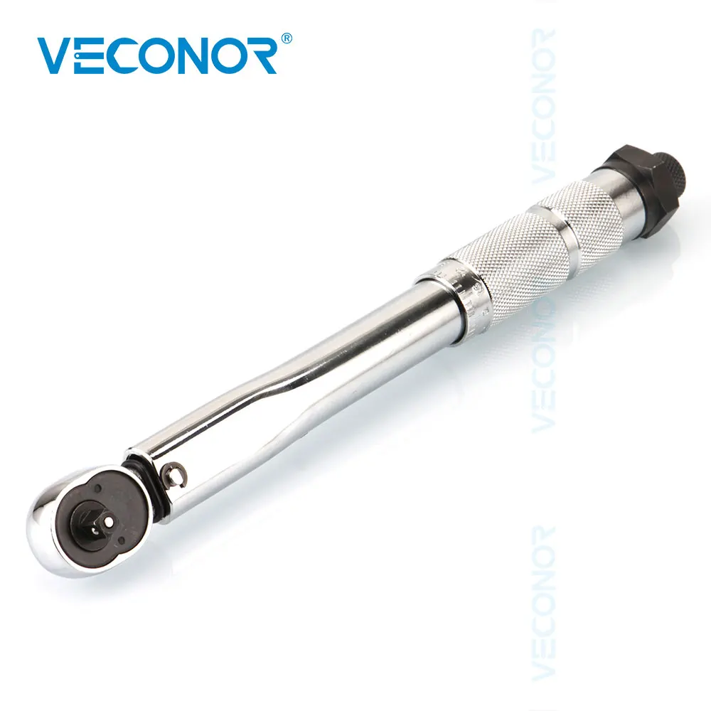 

Torque Key Wrench 1/4 Square Drive Adjustable Torque Spanner 5~25 N.m Two-way Precise Mirror Polish Preset Hand Tools for Repair