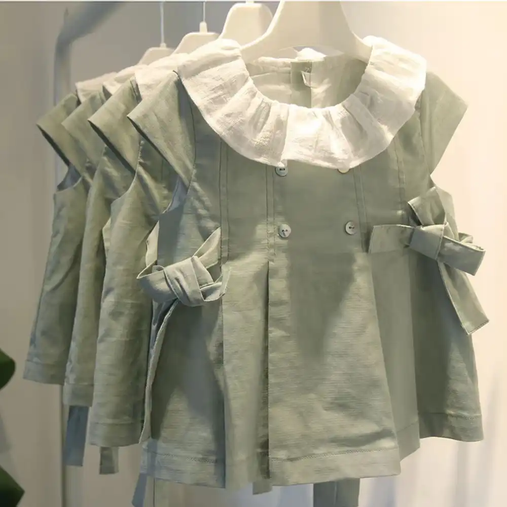 2019 جديد الإسبانية فتاة اللباس الطفل الصيف بنات فساتين حزب الأميرة اللباس القطن الاطفال الملابس Vestidos عالية الجودة Aliexpress