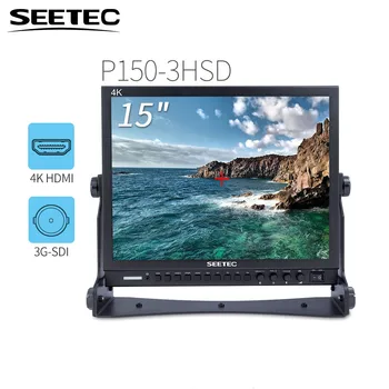 

Seetec P150-3HSD 15 Inch Aluminum HD Pro 3G-SDI HDMI Broadcast Monitor with Peaking Focus Assist Check Field 15" LCD Monitor