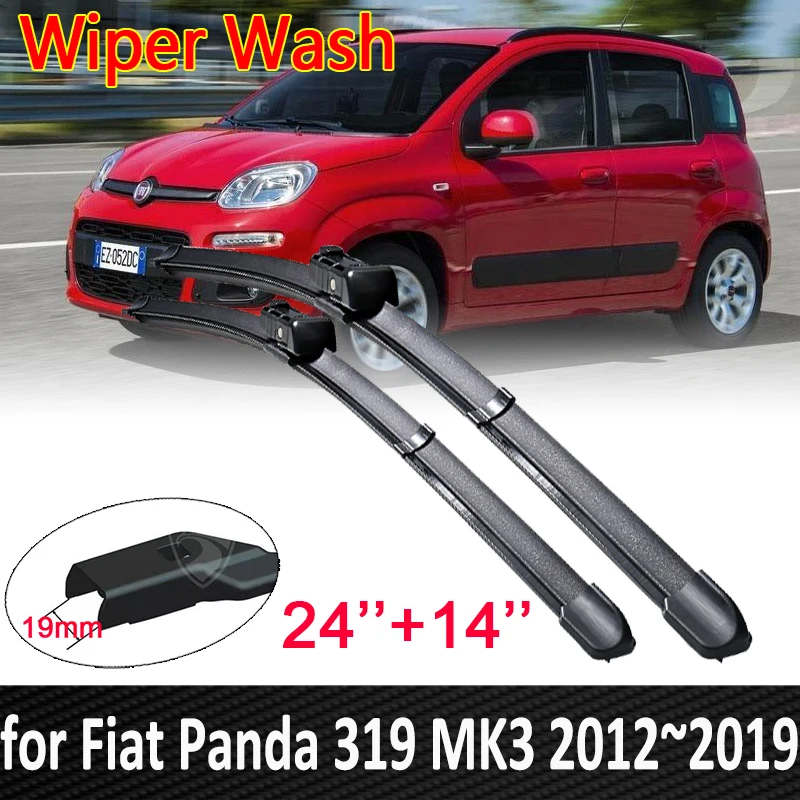 Щетки стеклоочистителя для Fiat Panda 319 MK3 2012 ~ 2019 2013 2014 2015 2016 2017 | Автомобили и