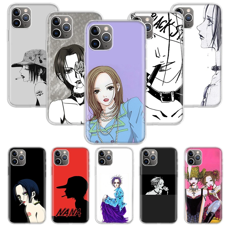 Nana Anime Phone Case For Apple Iphone 11 13 12 Pro Xs Max Xr X 7 8 6 6s Plus Mini 5 5s Se Soft Back Shell Cover Coque House Mobile Phone Cases Covers Aliexpress