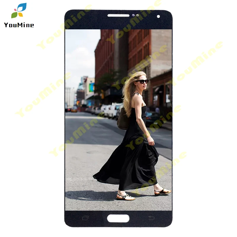 Супер amoled lcd для SAMSUNG GALAXY A7 lcd A700F дисплей дигитайзер сенсорный экран сборка Замена для Samaung A700 lcd